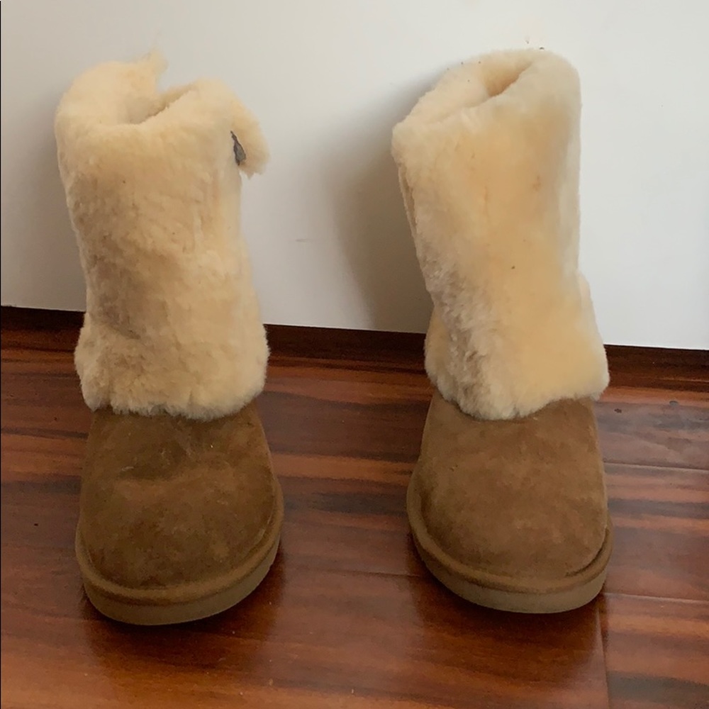 fluffy ugh boots